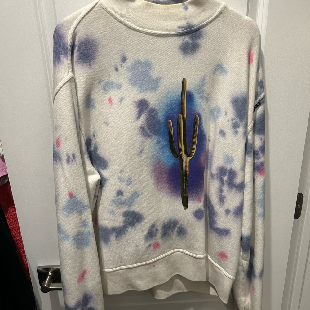 Palm angels tie die cactus sweatshirt